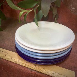 Just two white plates Fiestaware 7in